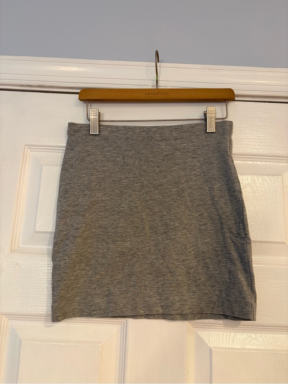 H&M Gray Knit Mini Skirt